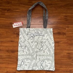 Marvel spider man shoulder tote bag